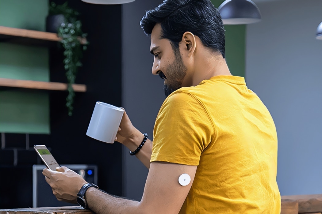 A man with diabetic neuropathy checks reclaims his independence